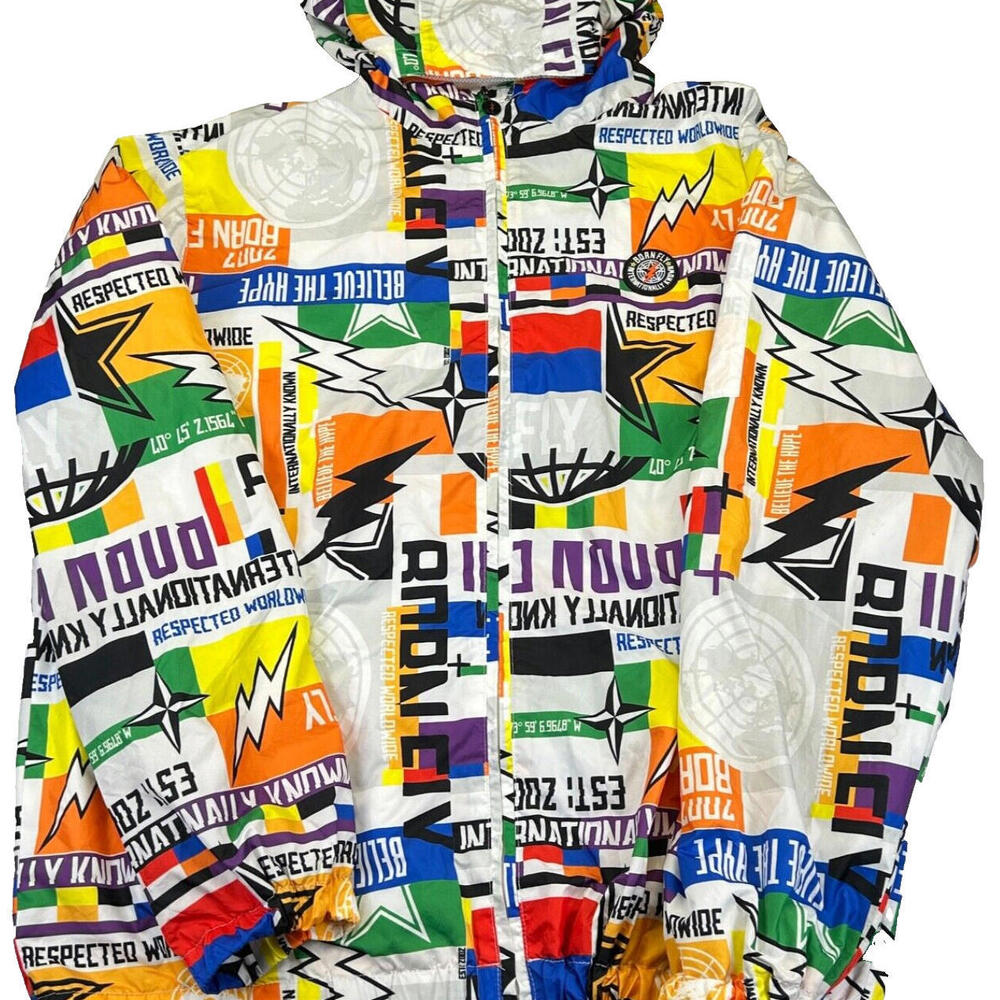 POE Born Fly Jacket Colorful 2XL Believe the Hype